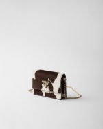 Prada Printed leather card holder with shoulder strap - Image 3